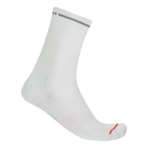 Calcetines Castelli Premio Evo 18 Blanco