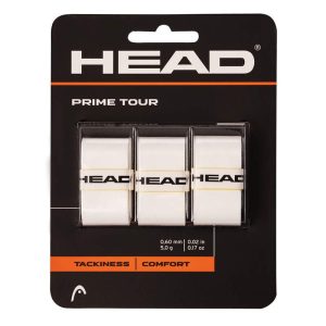 Overgrips Head Prime Tour Pack 3 unidades Blancos